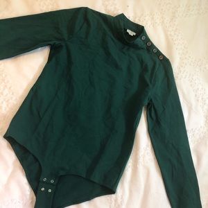 NWOT J. Crew Mock neck bodysuit